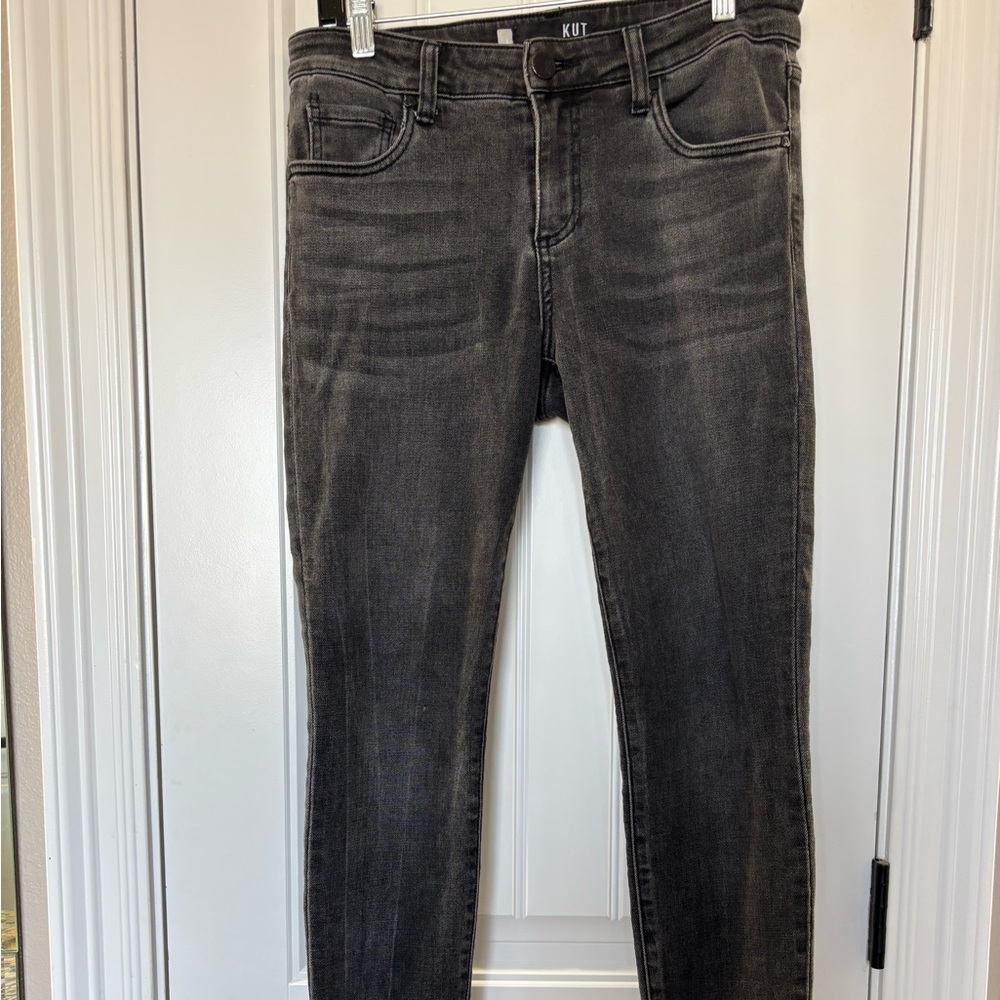 Kut from the Kloth Charcoal Skinny Jeans